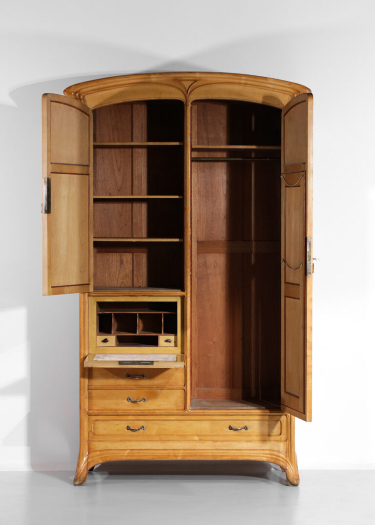 armoire française art nouveau des années 1920 style henry van de velde