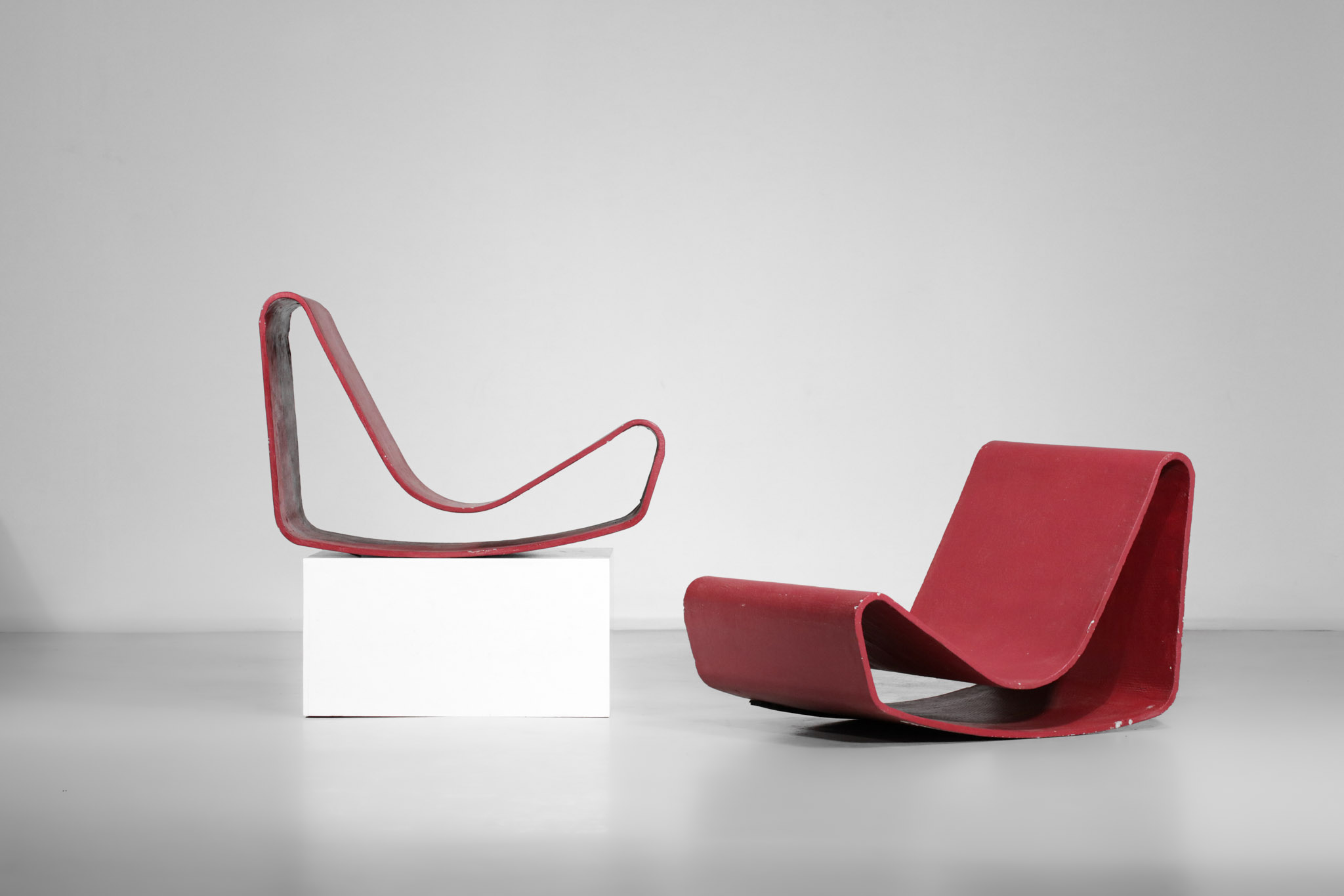 Pair of armchairs design Swiss Danke \