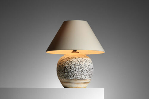 lampe de table en céramique française attribuée à keramos art déco années 50 - I267