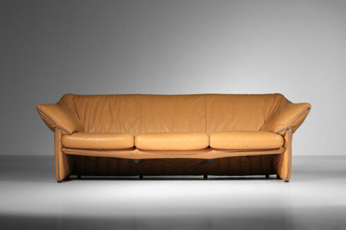 fauteuils et sofa en cuir Mario Bellini modèle Le stelle pour B&B Italia I076 I077