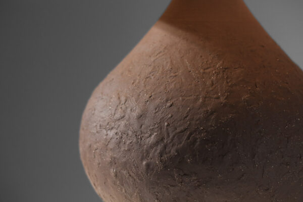 Lampe en céramique tripode grés chamotté Katia Mihaylova - KM09