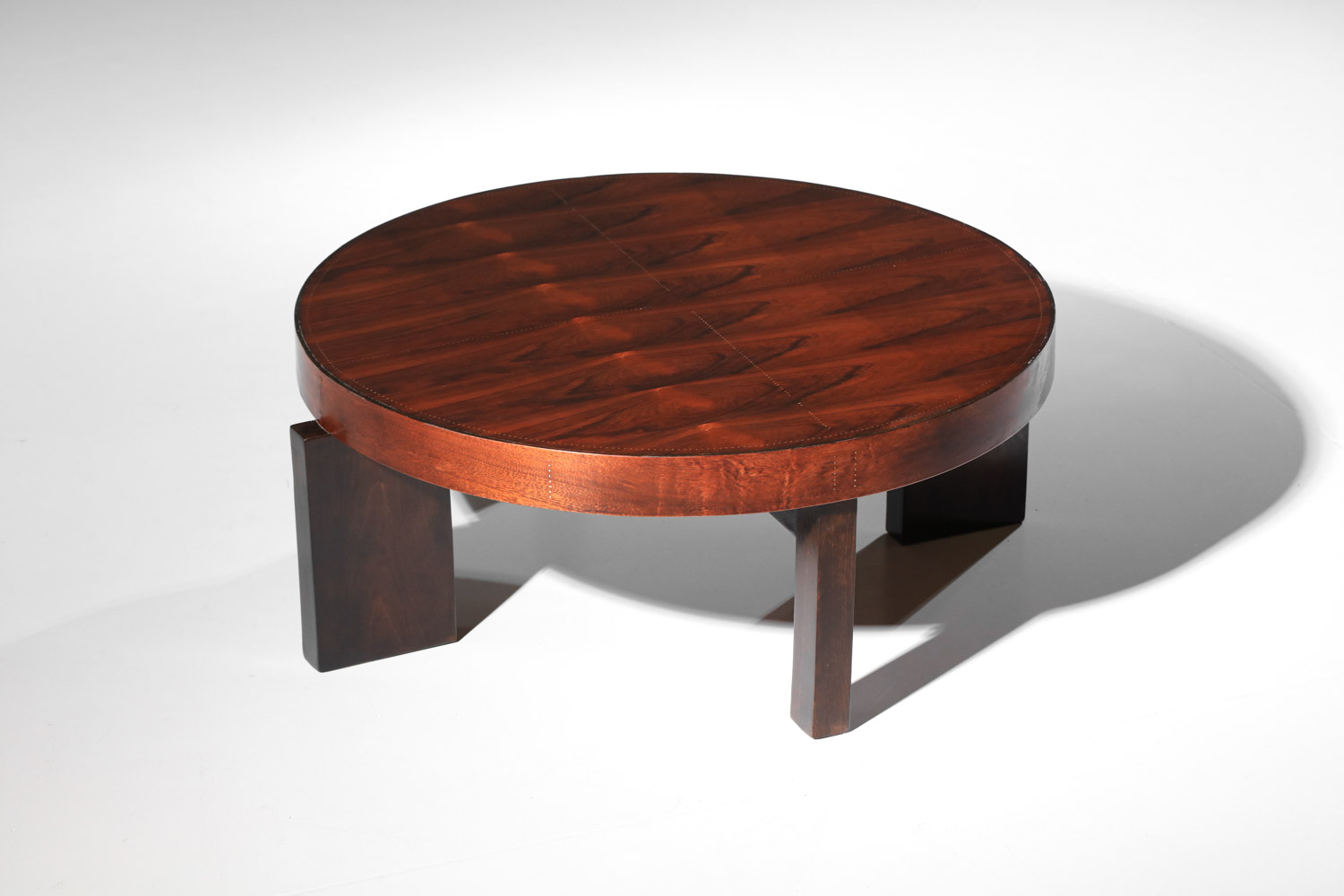 table basse ronde andré sornay cloutée années 30 40