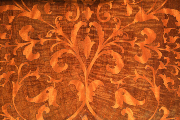 grand miroir psyché italien années 30 marqueterie - G195