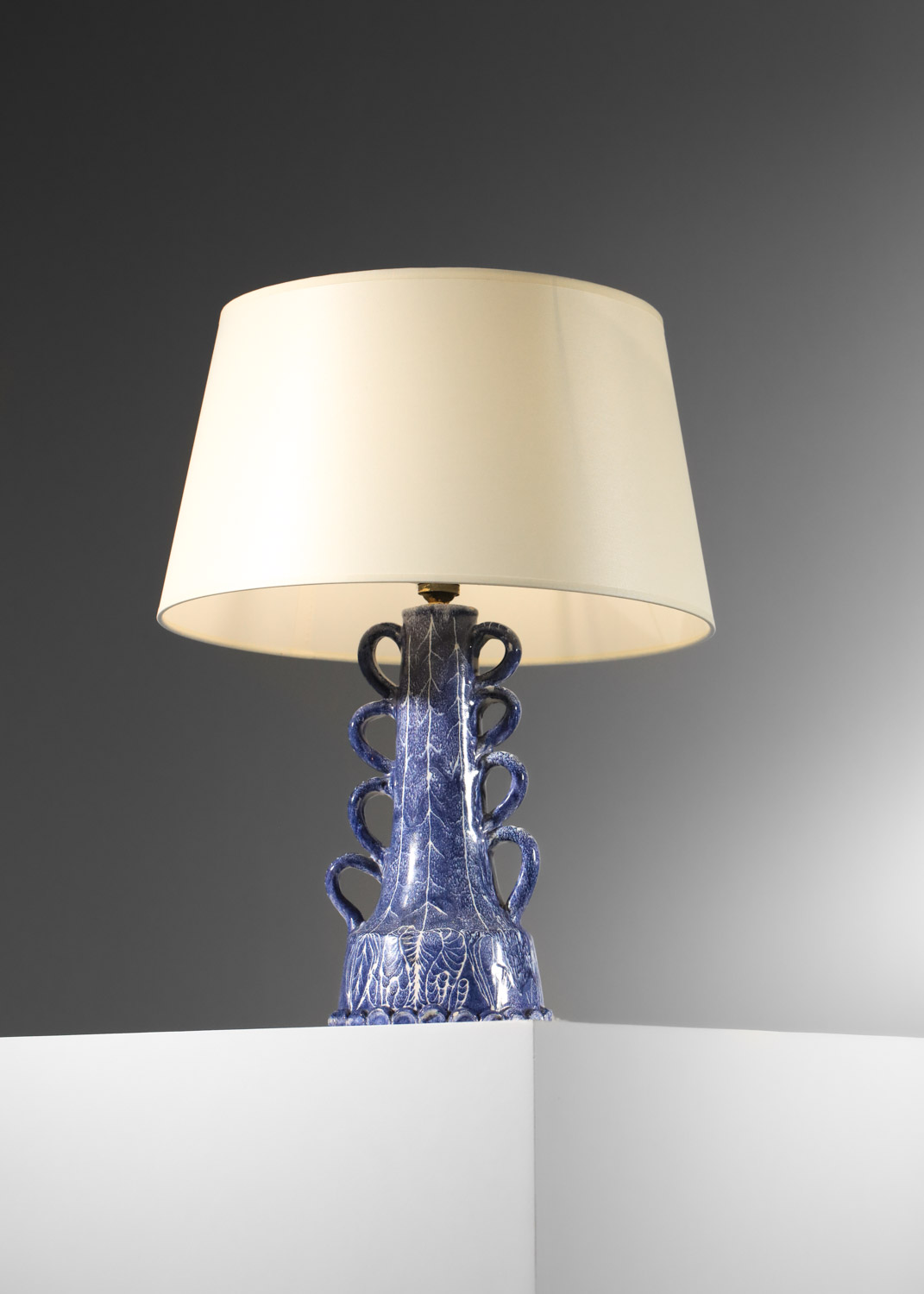 lampe de table en céramique attr. Soizic Bizette années 60 - H310