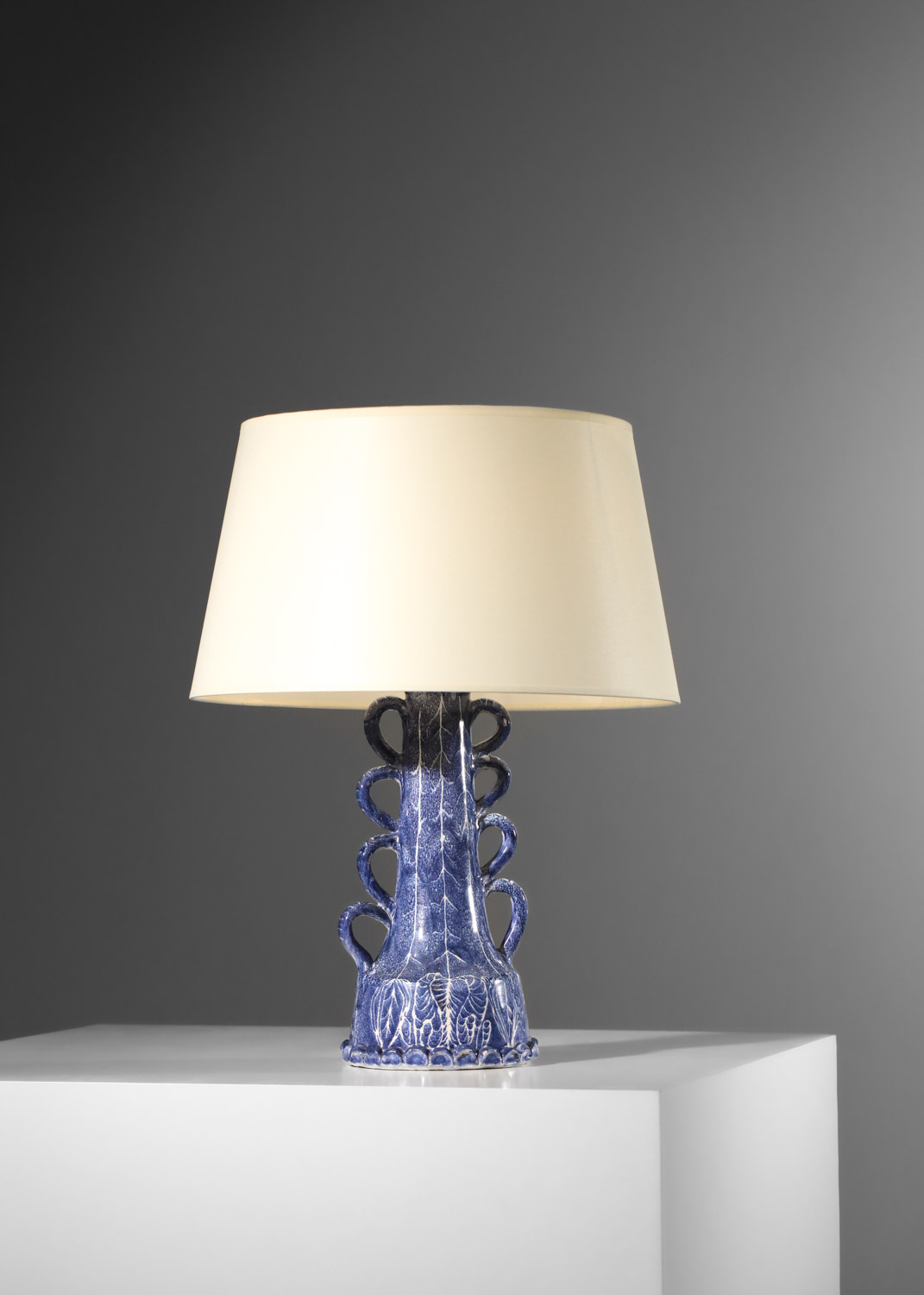 lampe de table en céramique attr. Soizic Bizette années 60 - H310