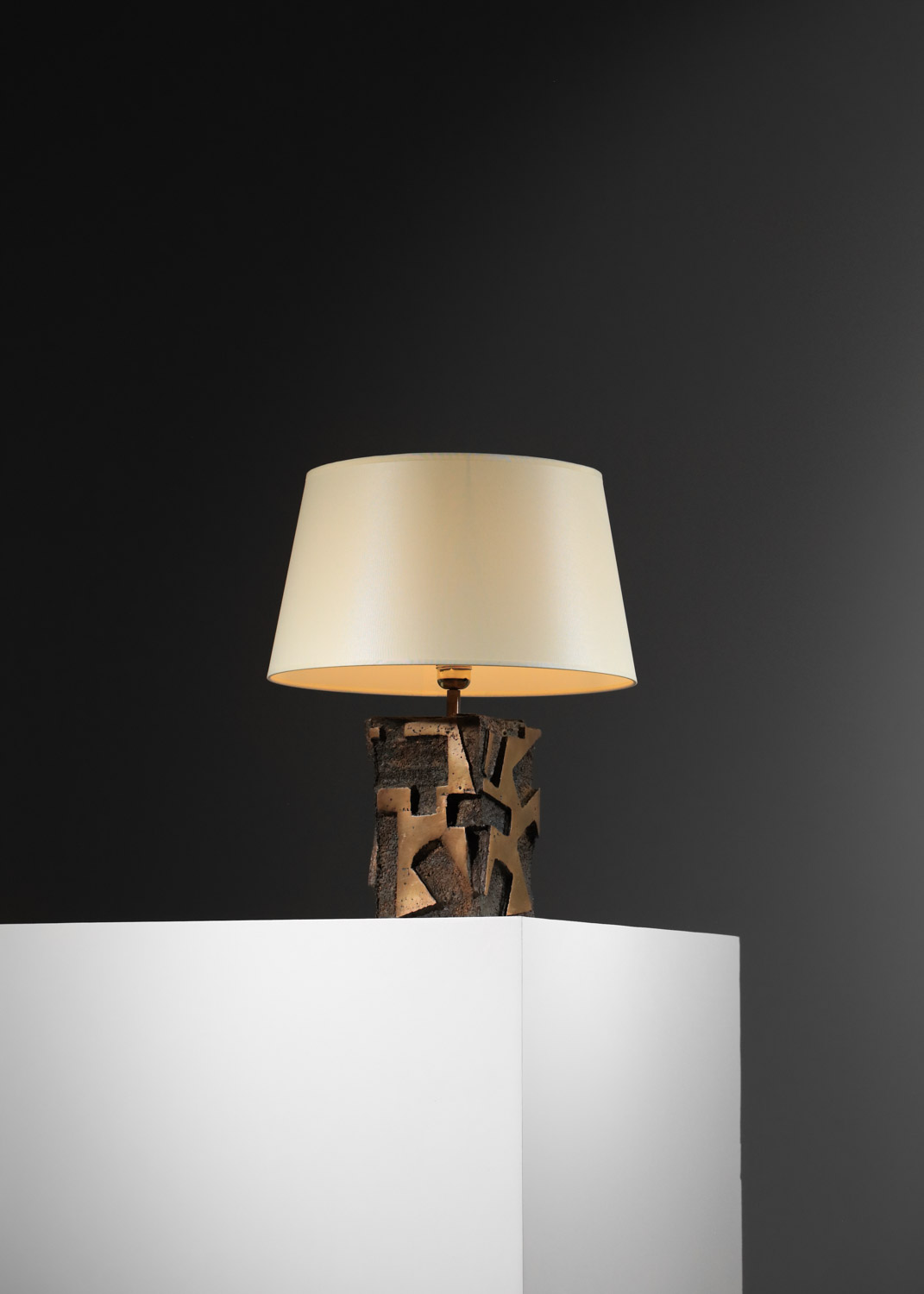 rare pied de lampe par Jean claude Reussner