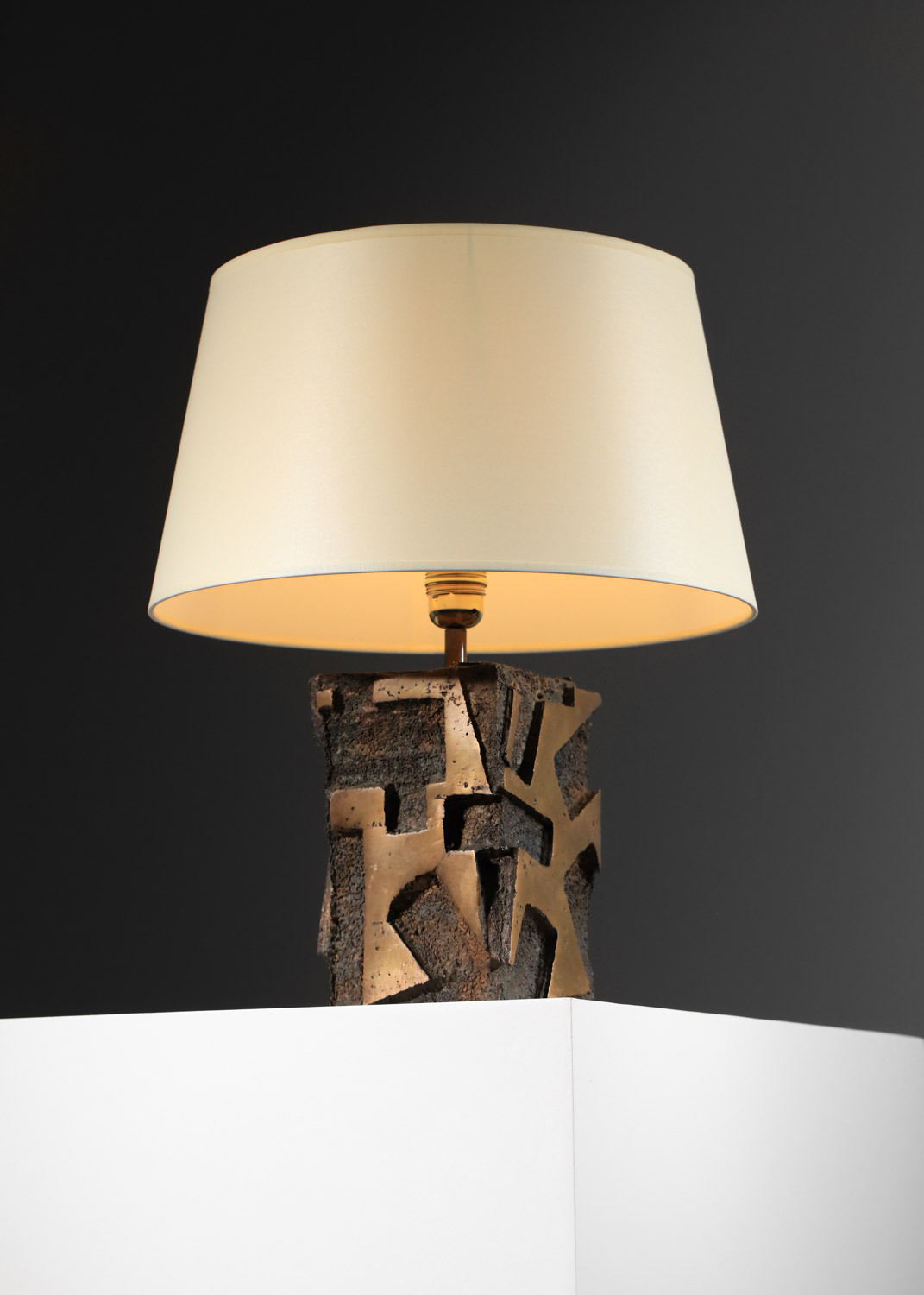 rare pied de lampe par Jean claude Reussner