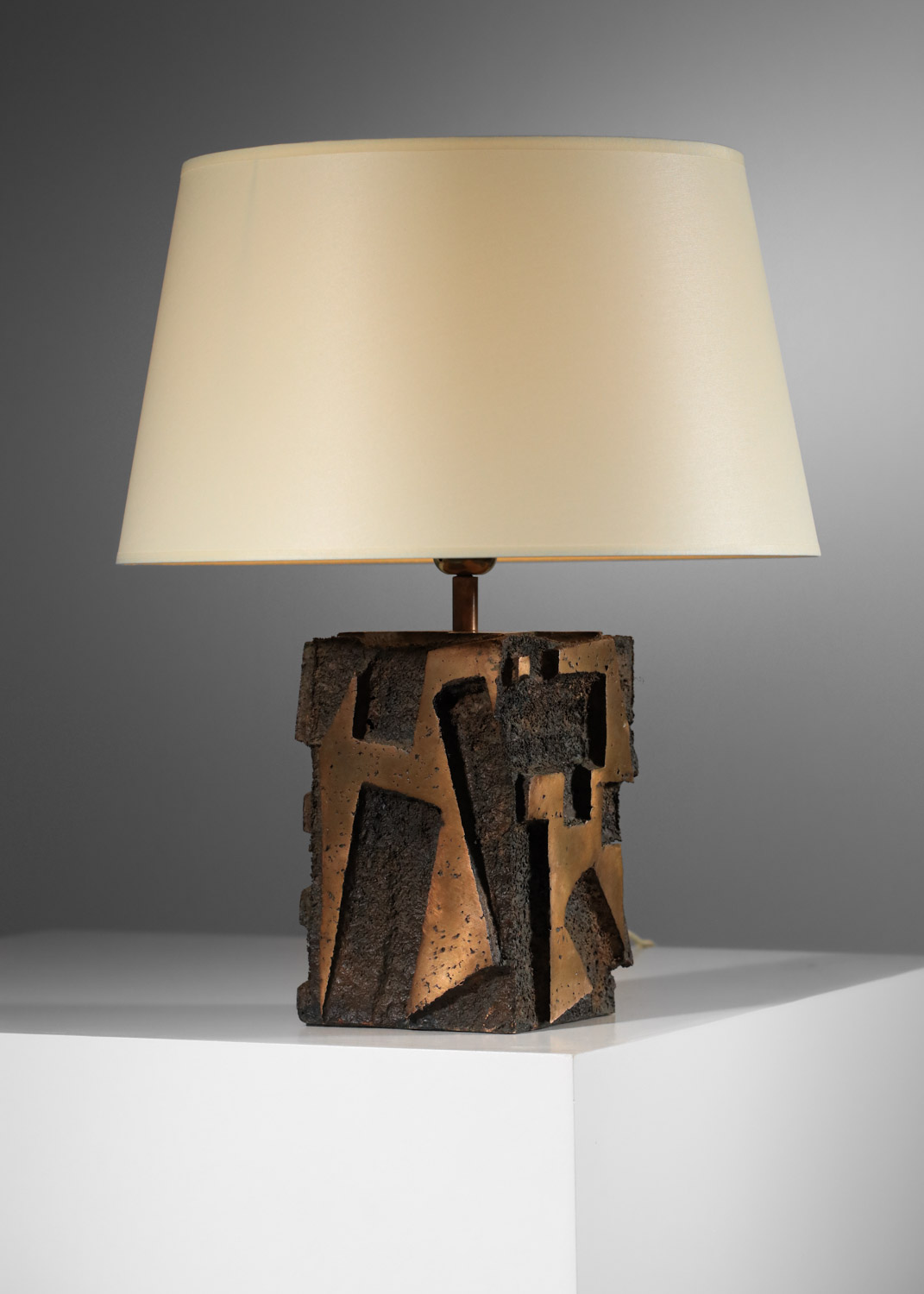 rare pied de lampe par Jean claude Reussner