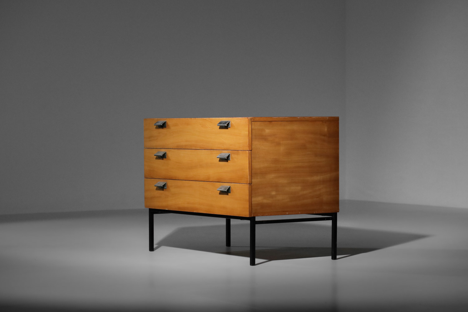 Commode André Monpoix modèle 812 pour Meuble TV années 60 - G486