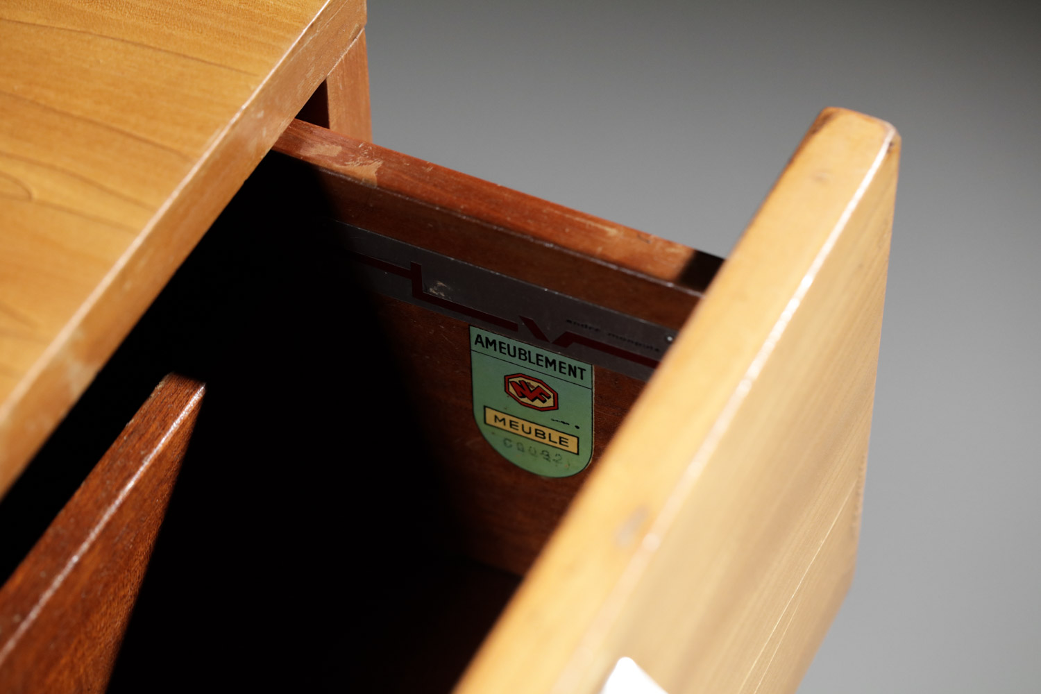 Commode André Monpoix modèle 812 pour Meuble TV années 60 - G486
