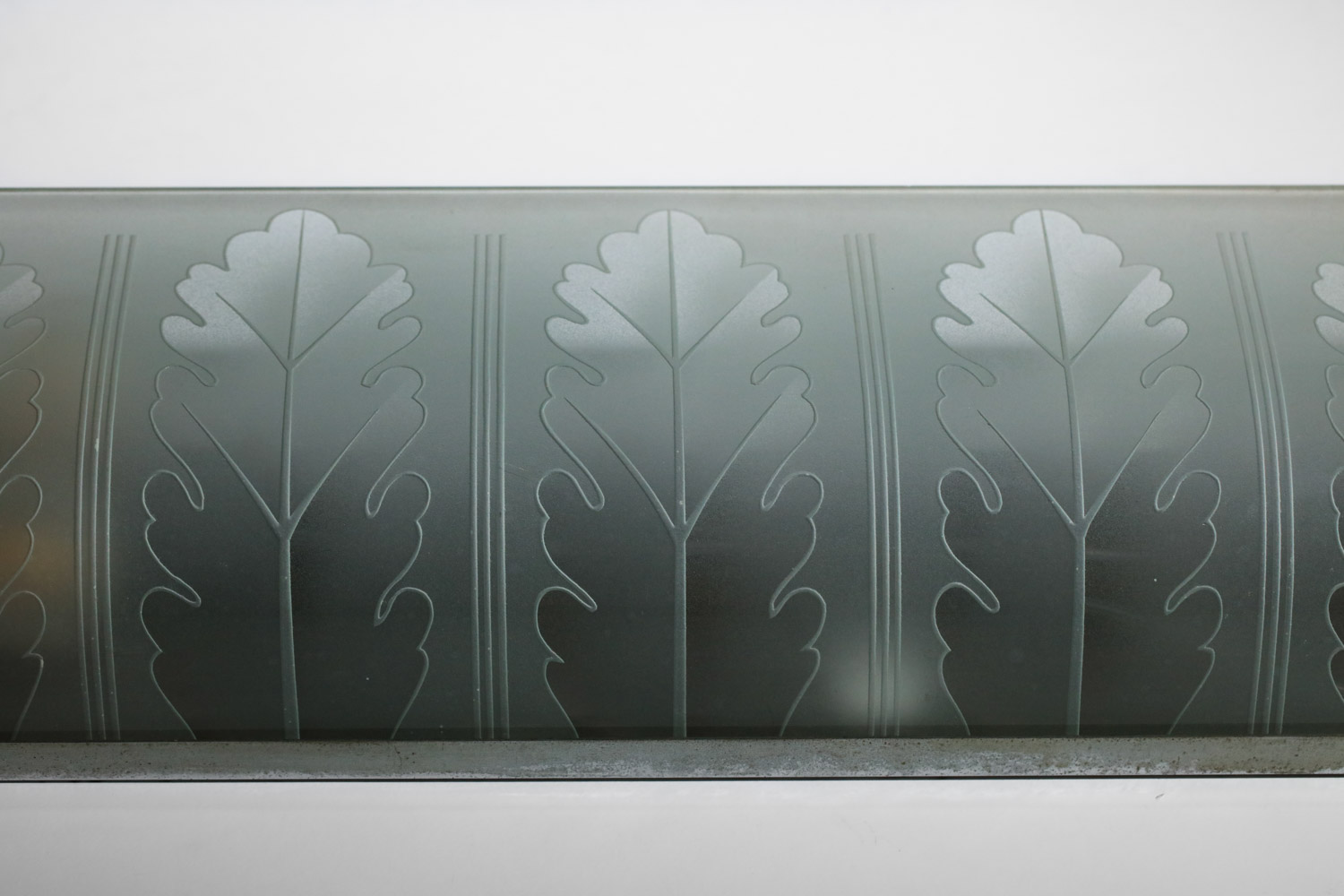 applique italienne en verre gravé à décor de feuilles style pietro chiesa - I172