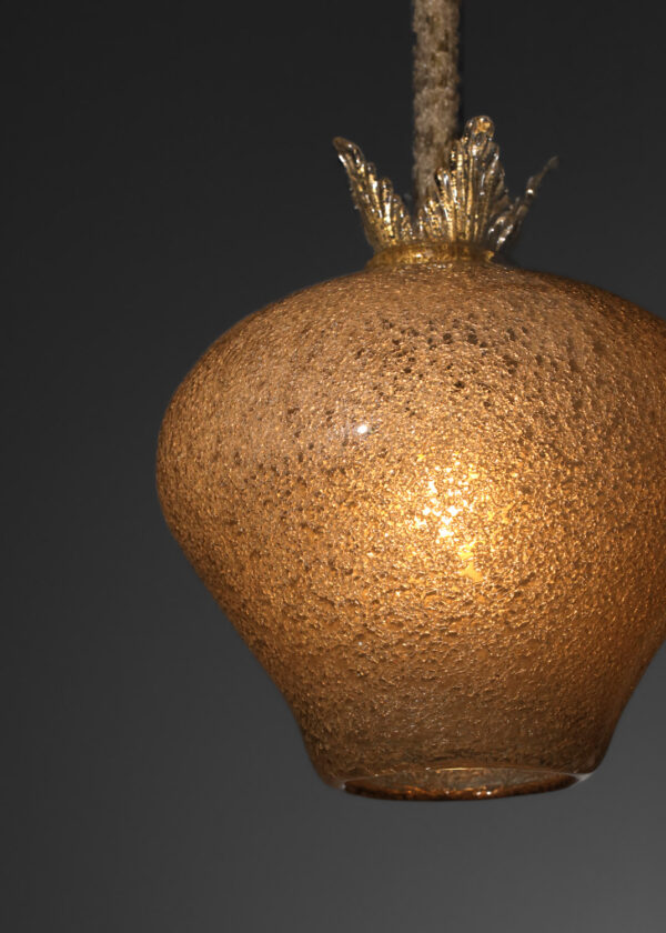 lustre italien années 30 en verre de murano flavio poli J117