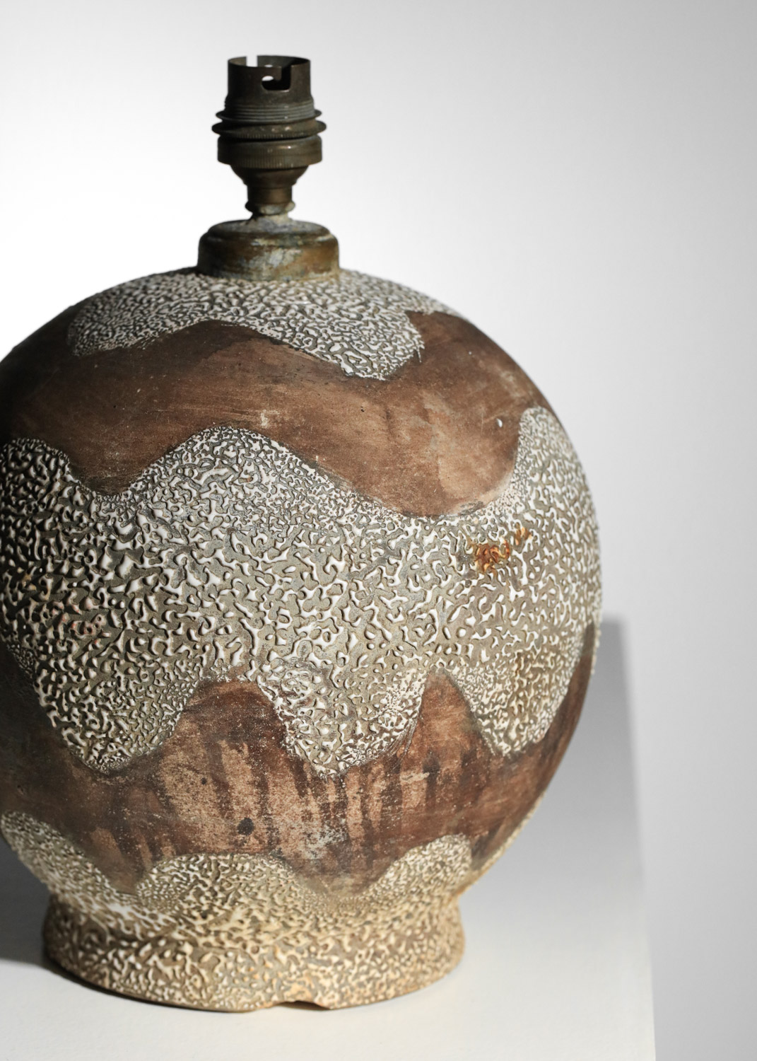 French 50's ceramic lamp in the style of Jean Besnard - I219 - Image 2