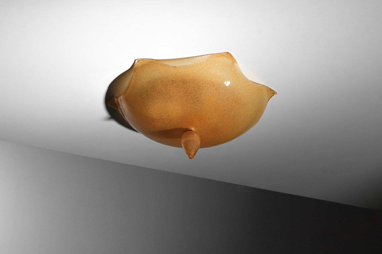plafonnier italien de murano par la murrina années 80 J114