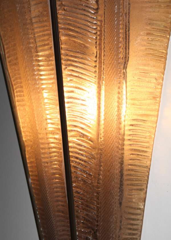 grande applique itlienne en verre venini des années 30 verre de murano I591