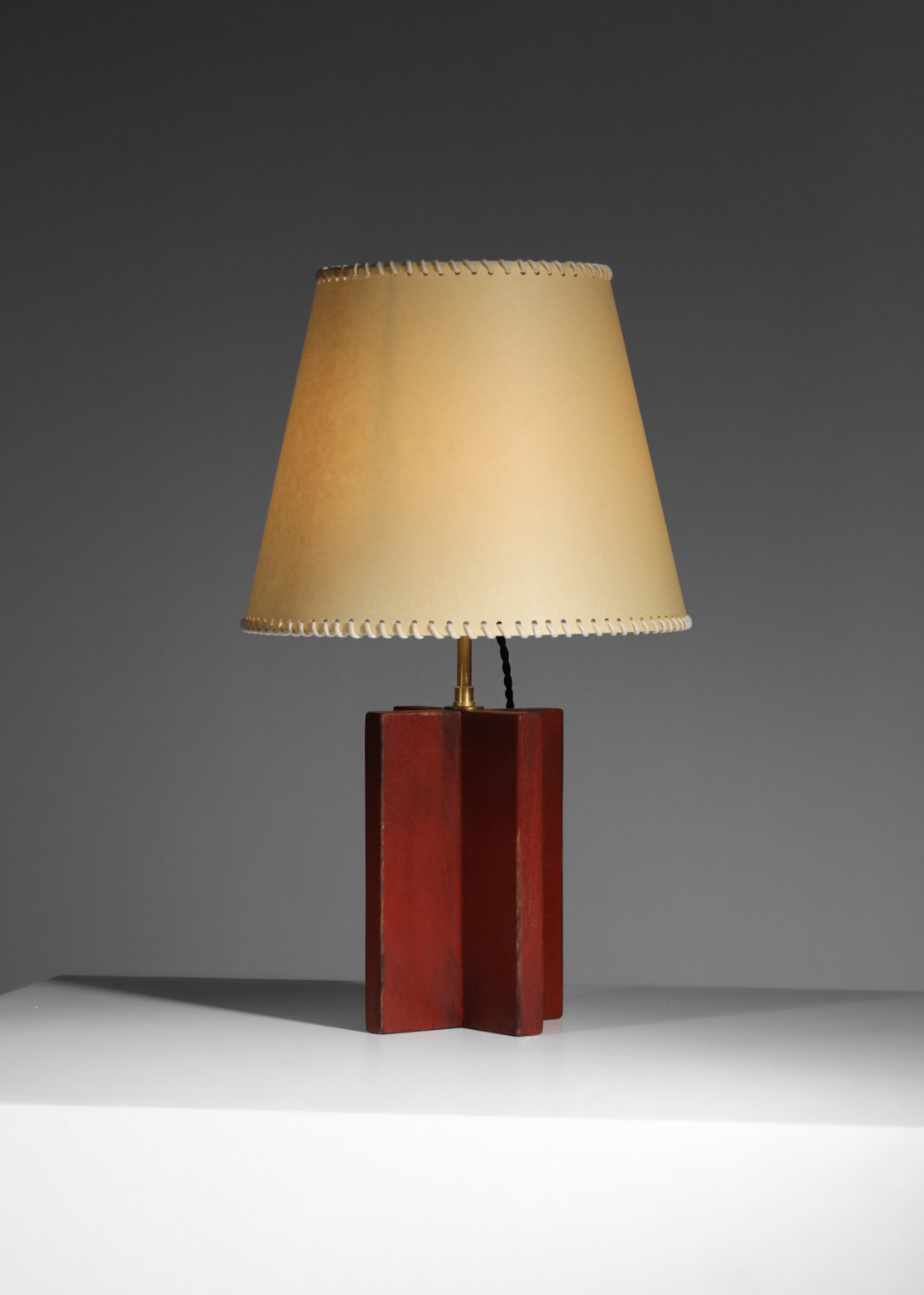lampe de table des années 50 signée Paris dans le goût de jean michel franck - I445