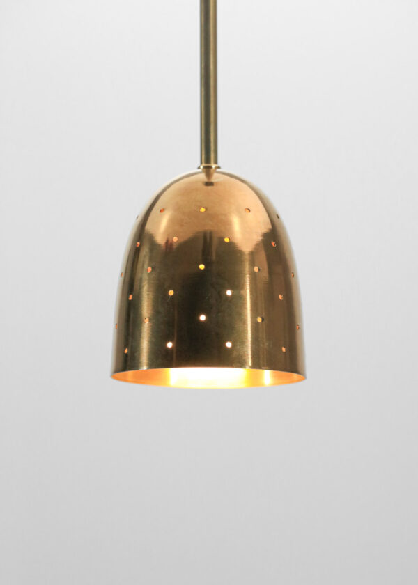 petite suspension danke studio en laiton massif perforé - DK020