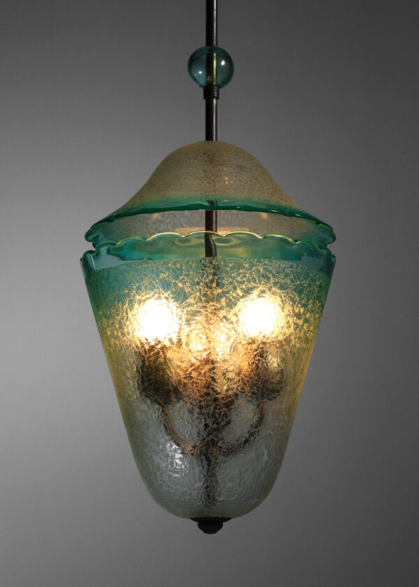 lustre lanterne italien seguso en verre de murano I611