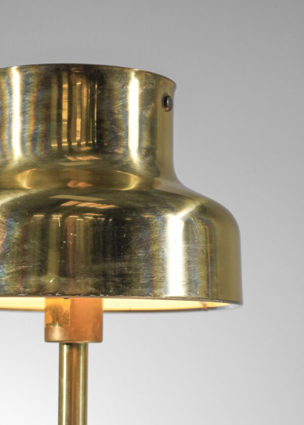lampe de table suédoise Ateljé Lyktan en laiton années 70