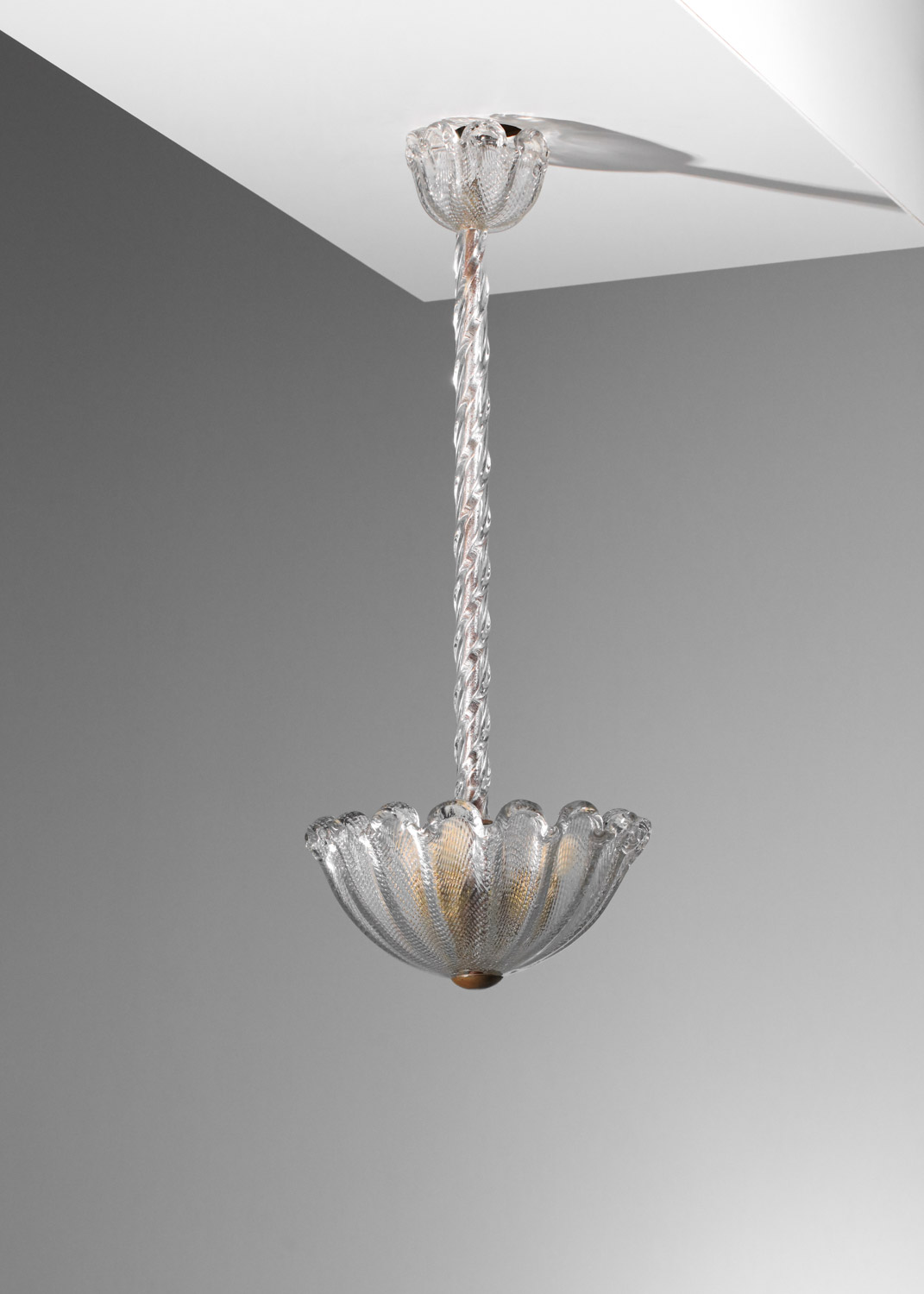 lustre italien en verre de murano années 30 - I458