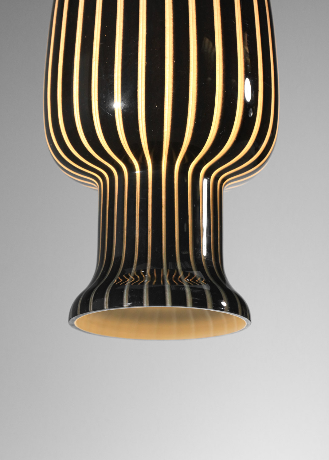 lustre italien en verre de murano attr massimo vignelli pour venini années 60 - I327