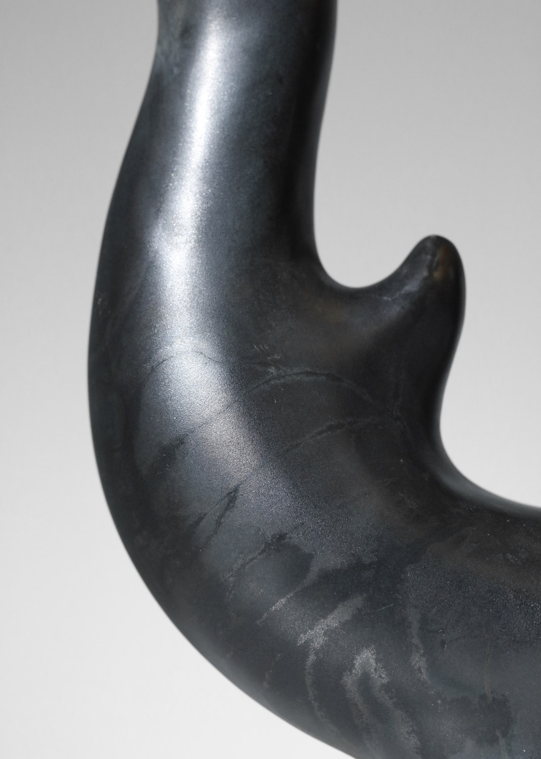 pair of zoomorphic ceramic lamps in the George Jouve style - H126 - Image 4