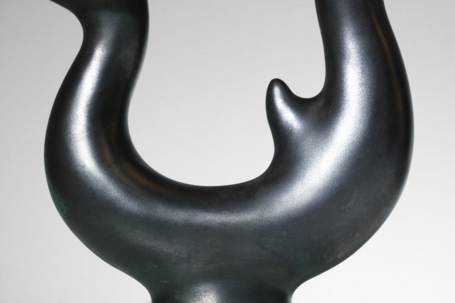 paire de lampes zoomorphes en céramique dans le goût de George Jouve H126