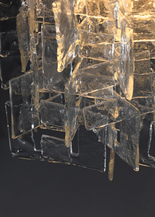 lustre italien carlo nason années 60 en verre pour mazzega - J123