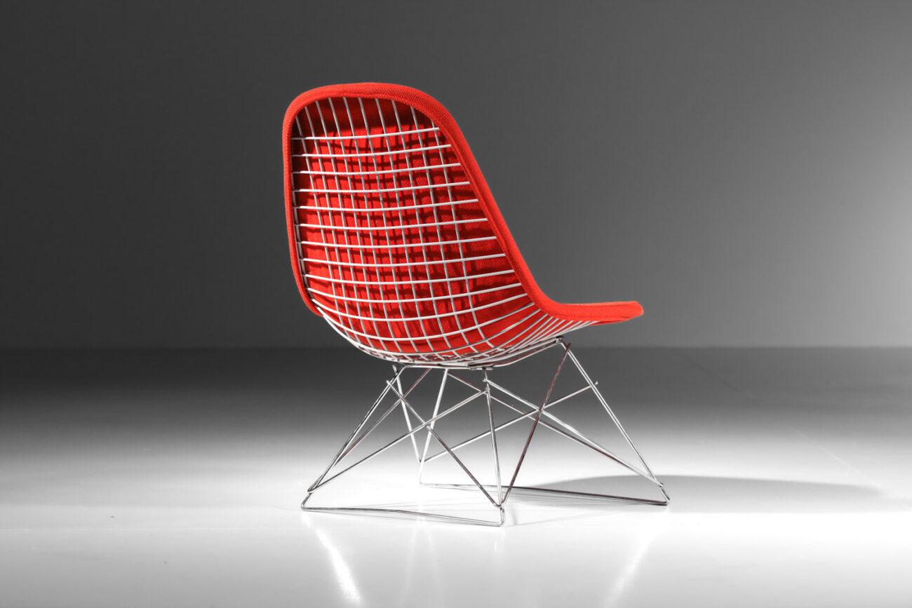 chaise LKR par charles et ray eames années 60 orange