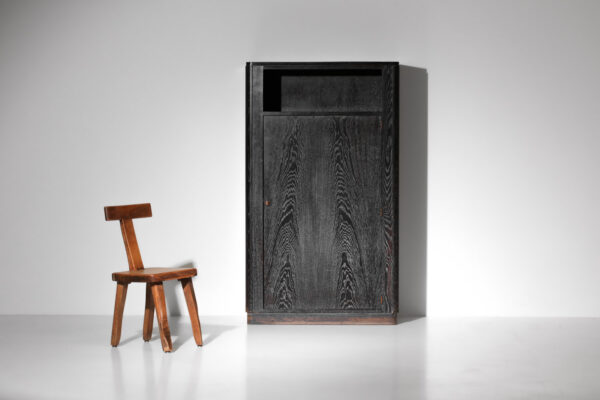 meuble en chêne cérusé années 30 art déco attr. francisque chaleyssin - E301