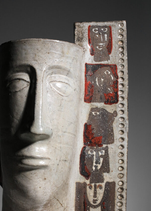 grand vase en céramique jean derval anthropomorphe vallauris - I450