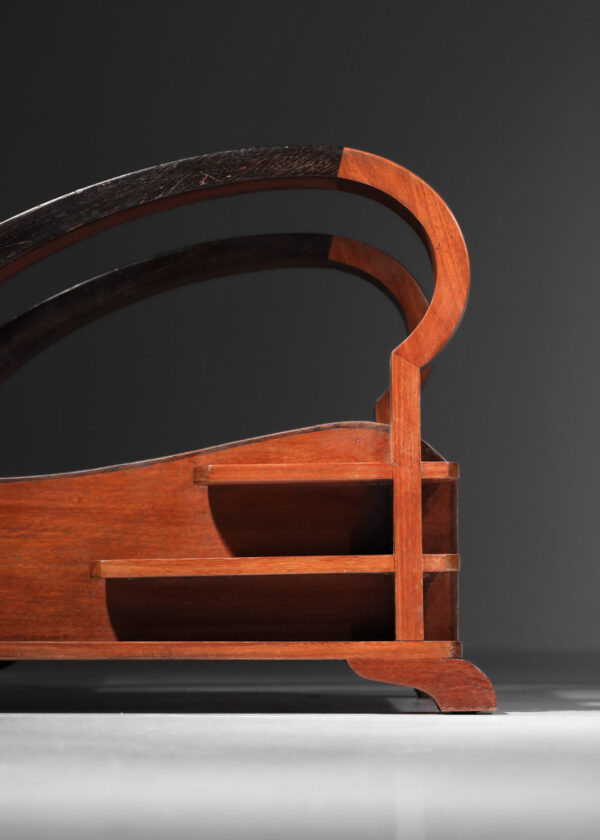 paire de fauteuils en bois années 30 40 - I700 - I701