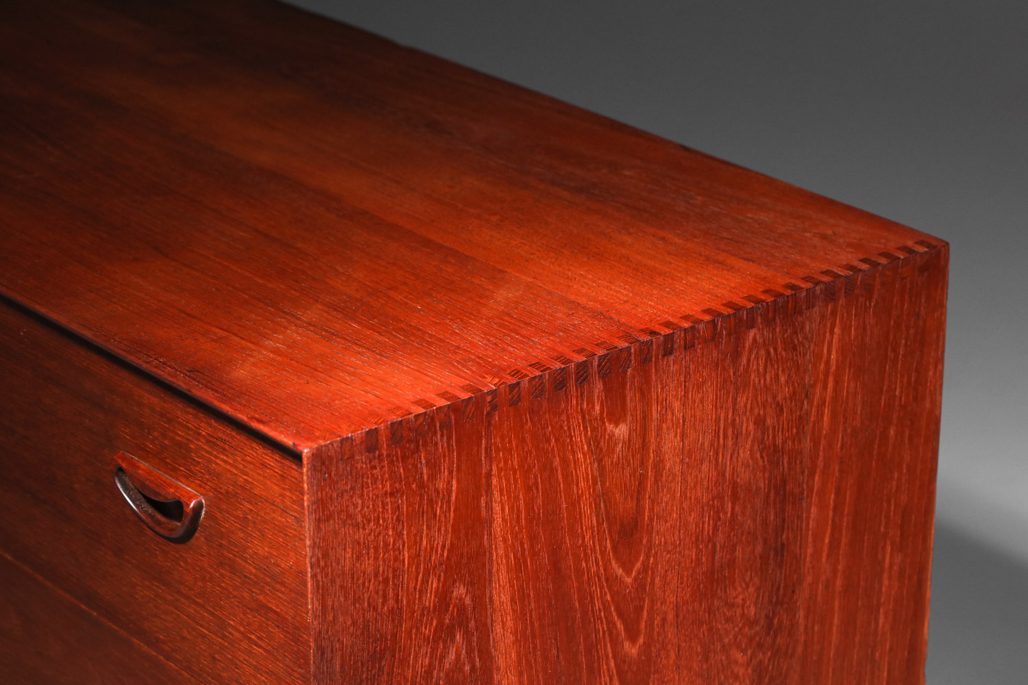 commode coiffeuse danoise par peter hvidt et orla molgaard scandinave en teck - D442