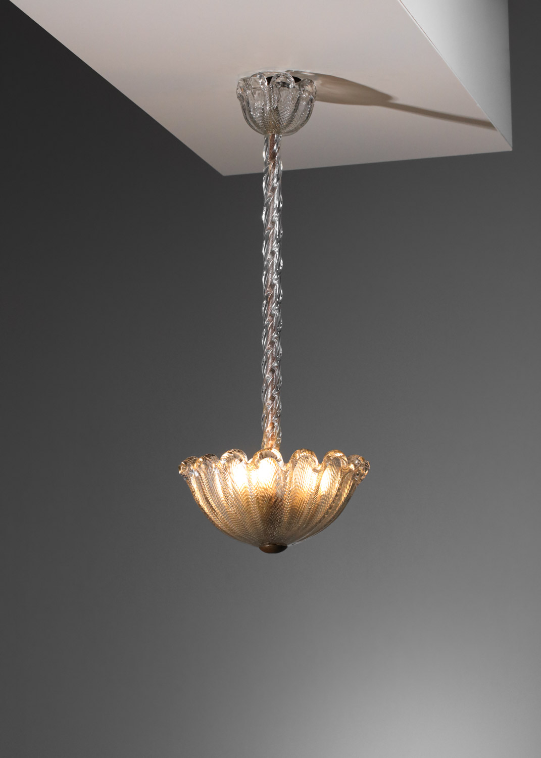 lustre italien en verre de murano années 30 - I458