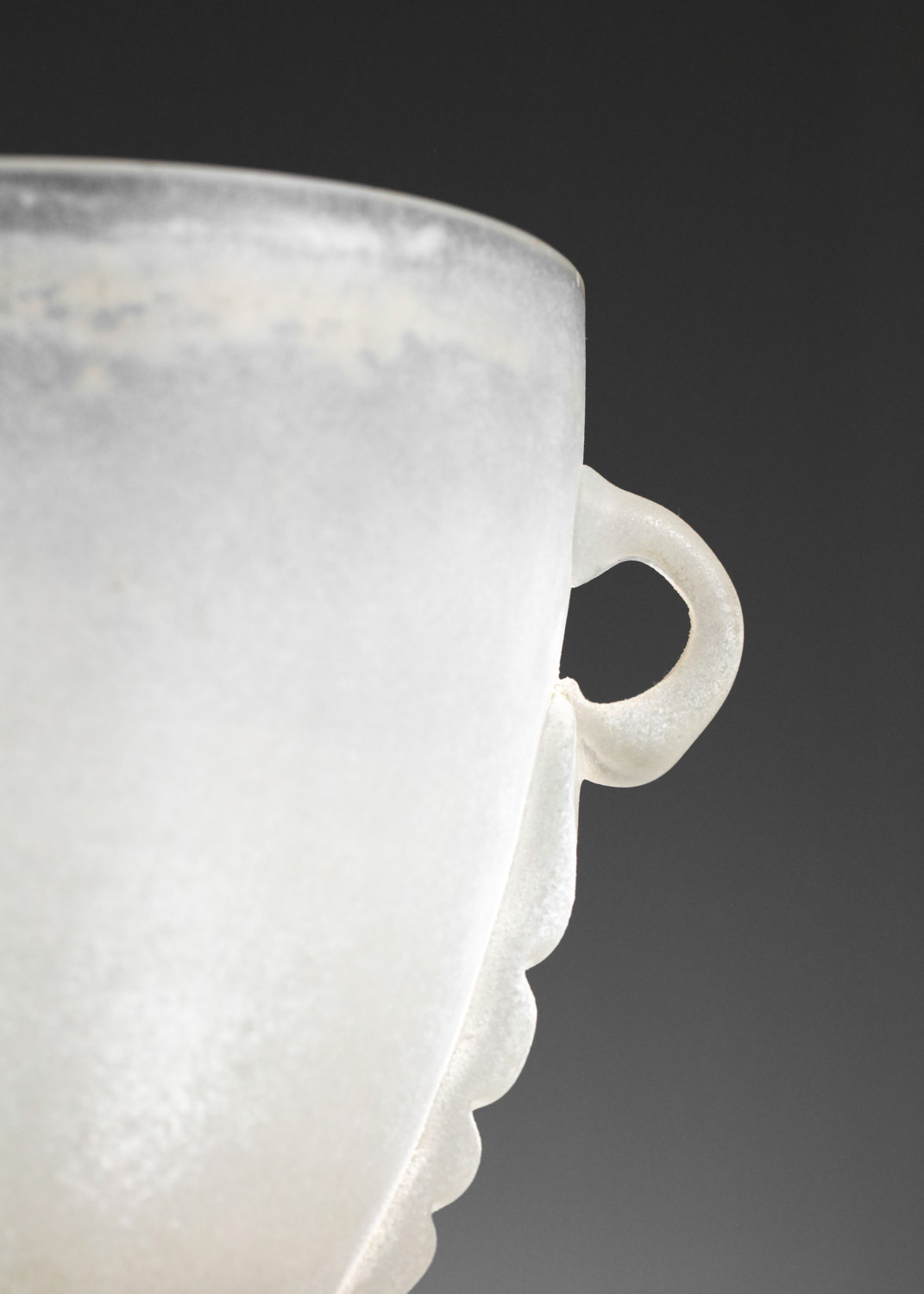 vase seguso italien années 50 en verre - G287