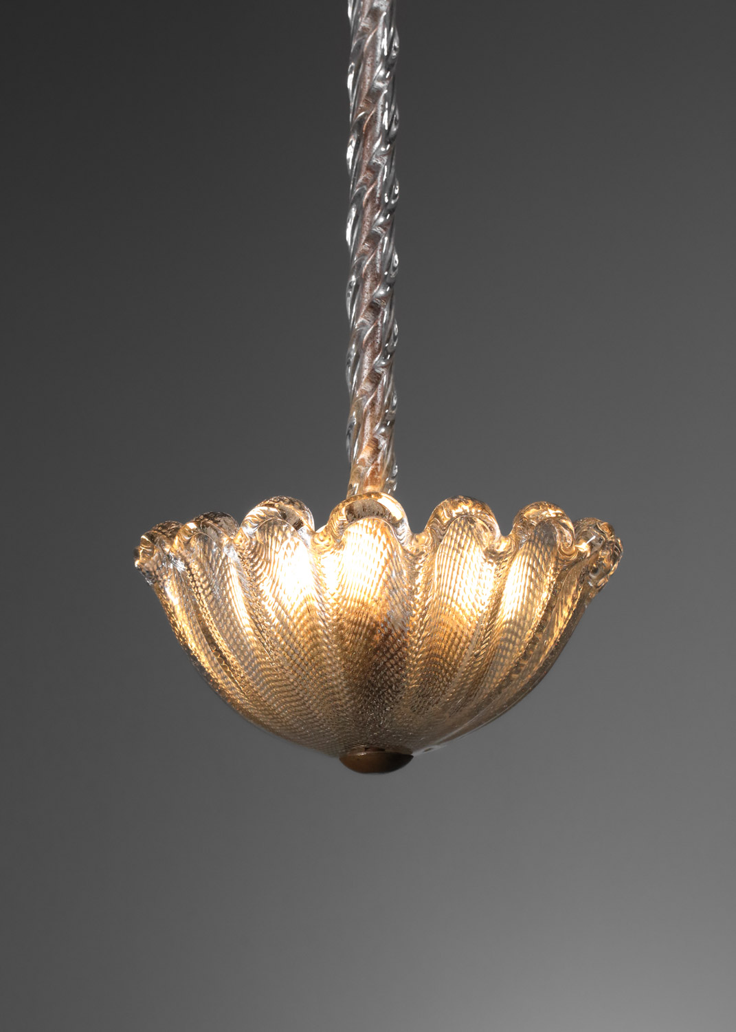 lustre italien en verre de murano années 30 - I458