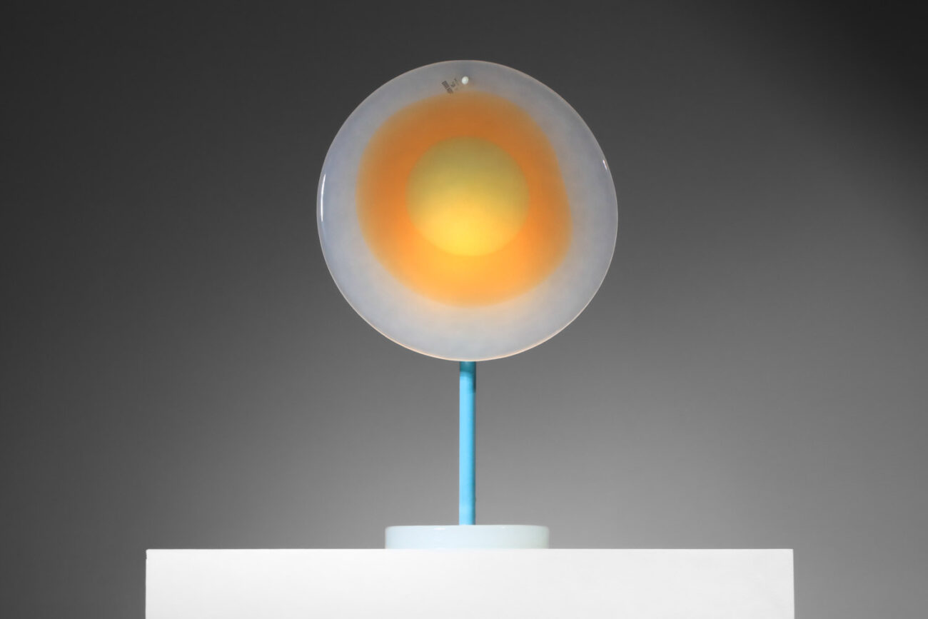 lampe de table la murrina disque en verre de murano I510