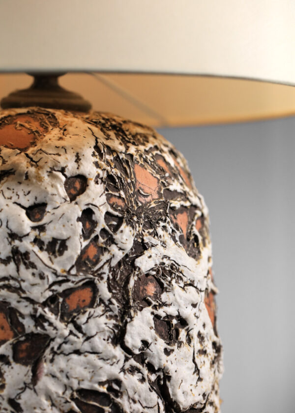 pied de lampe en céramique anées 40 - J428