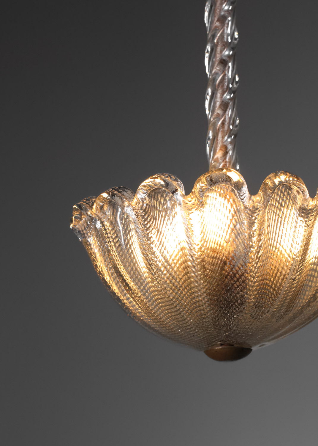 lustre italien en verre de murano années 30 - I458