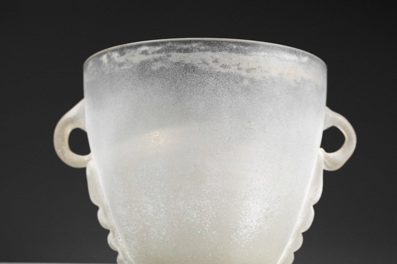 vase seguso italien années 50 en verre - G287