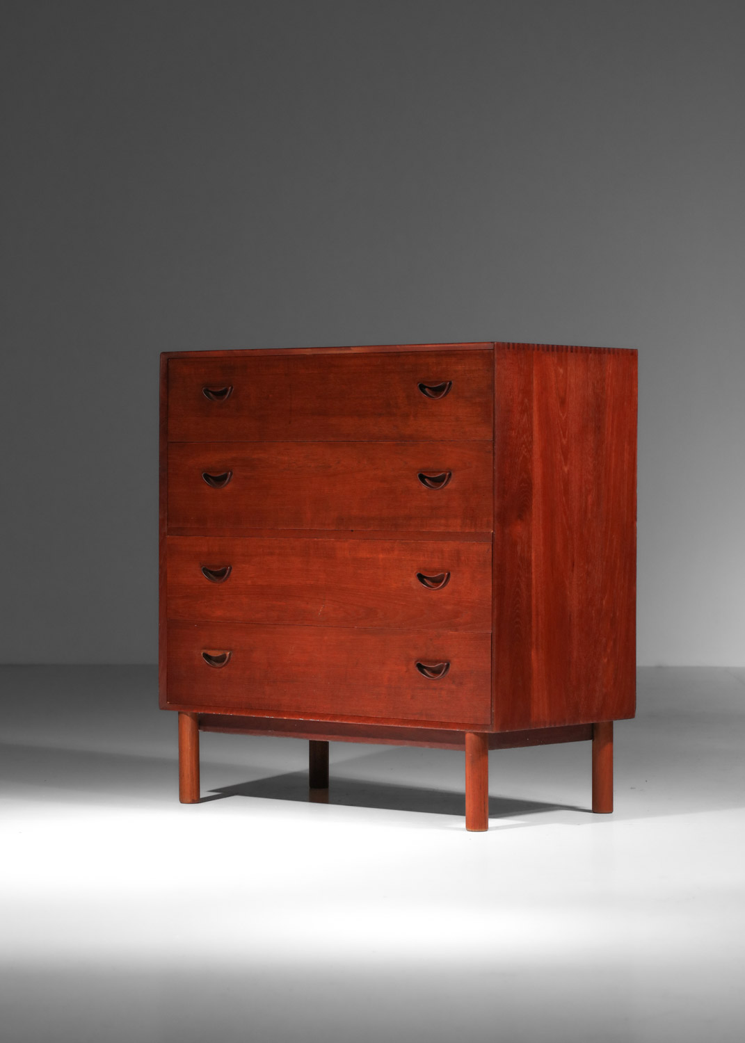 commode coiffeuse danoise par peter hvidt et orla molgaard scandinave en teck - D442