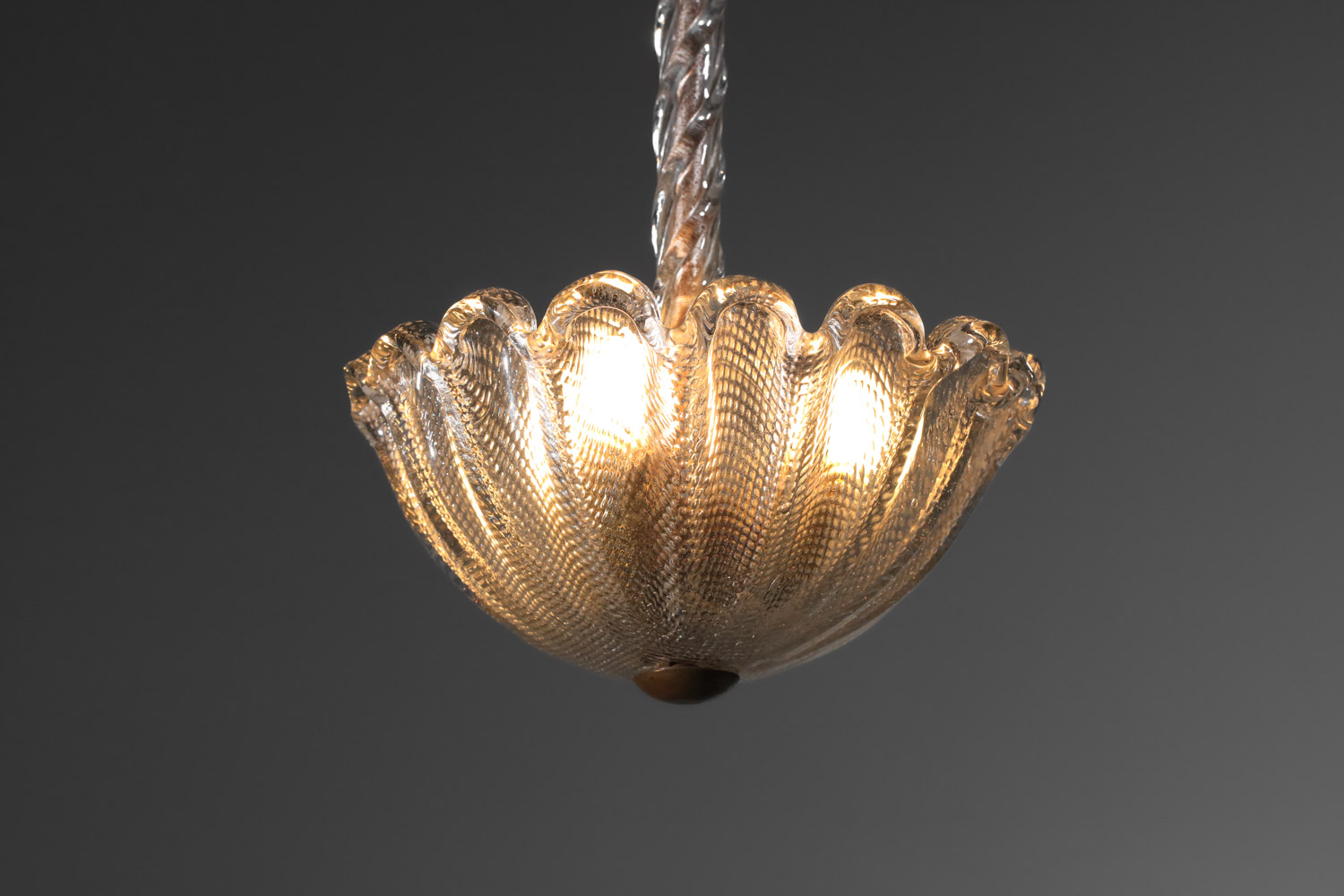 lustre italien en verre de murano années 30 - I458