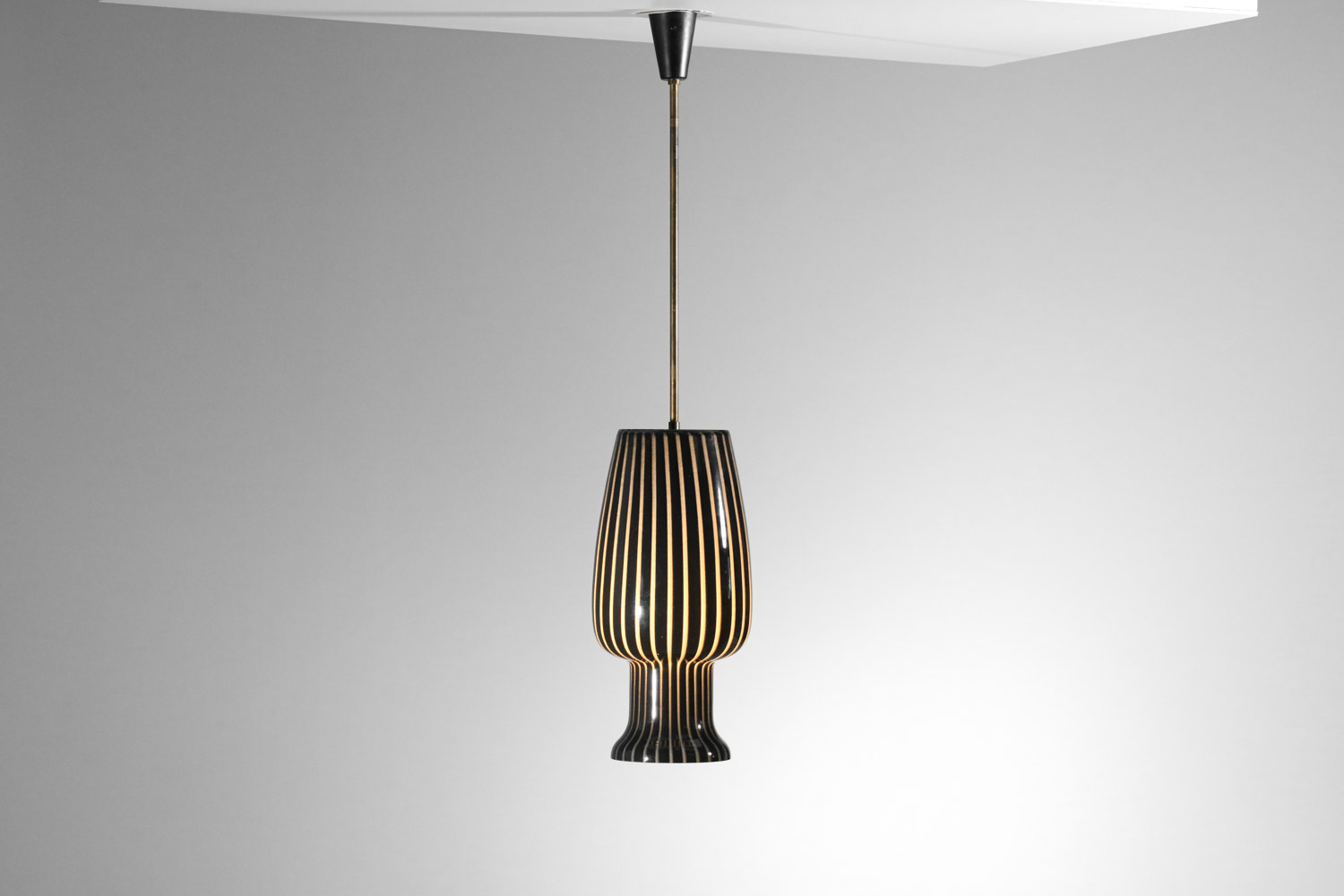lustre italien en verre de murano attr massimo vignelli pour venini années 60 - I327