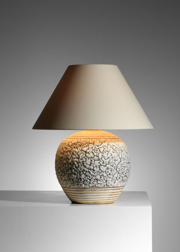 lampe de table en céramique française attribuée à keramos art déco années 50 - I267