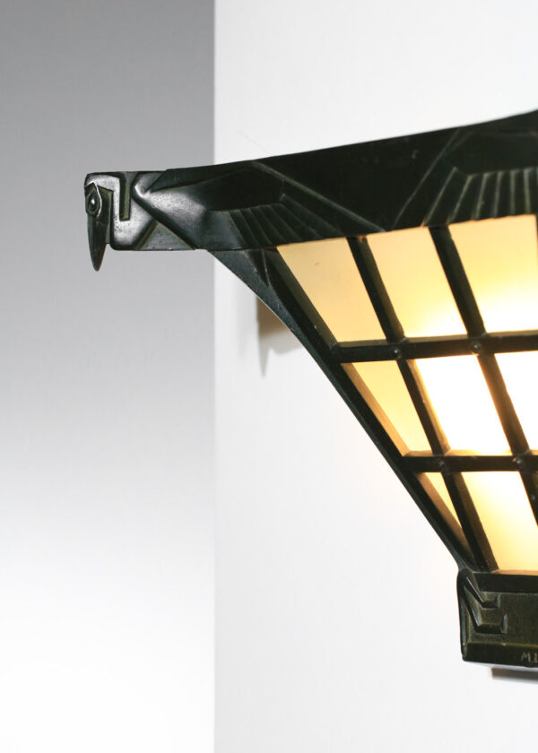 applique max Le Verrier en bronze patine antique I278