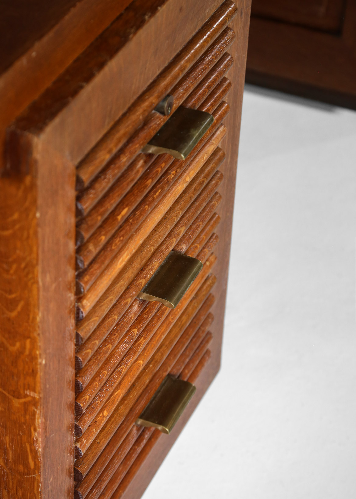 Modernist Desk by Charles Dudouyt in Oak, Art Deco - Image 5
