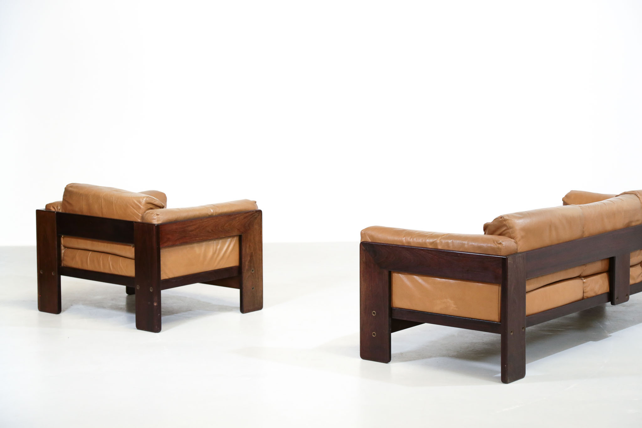 Canapé et fauteuil bastiano par tobia scarpa pour Gavina design italien – Image 10