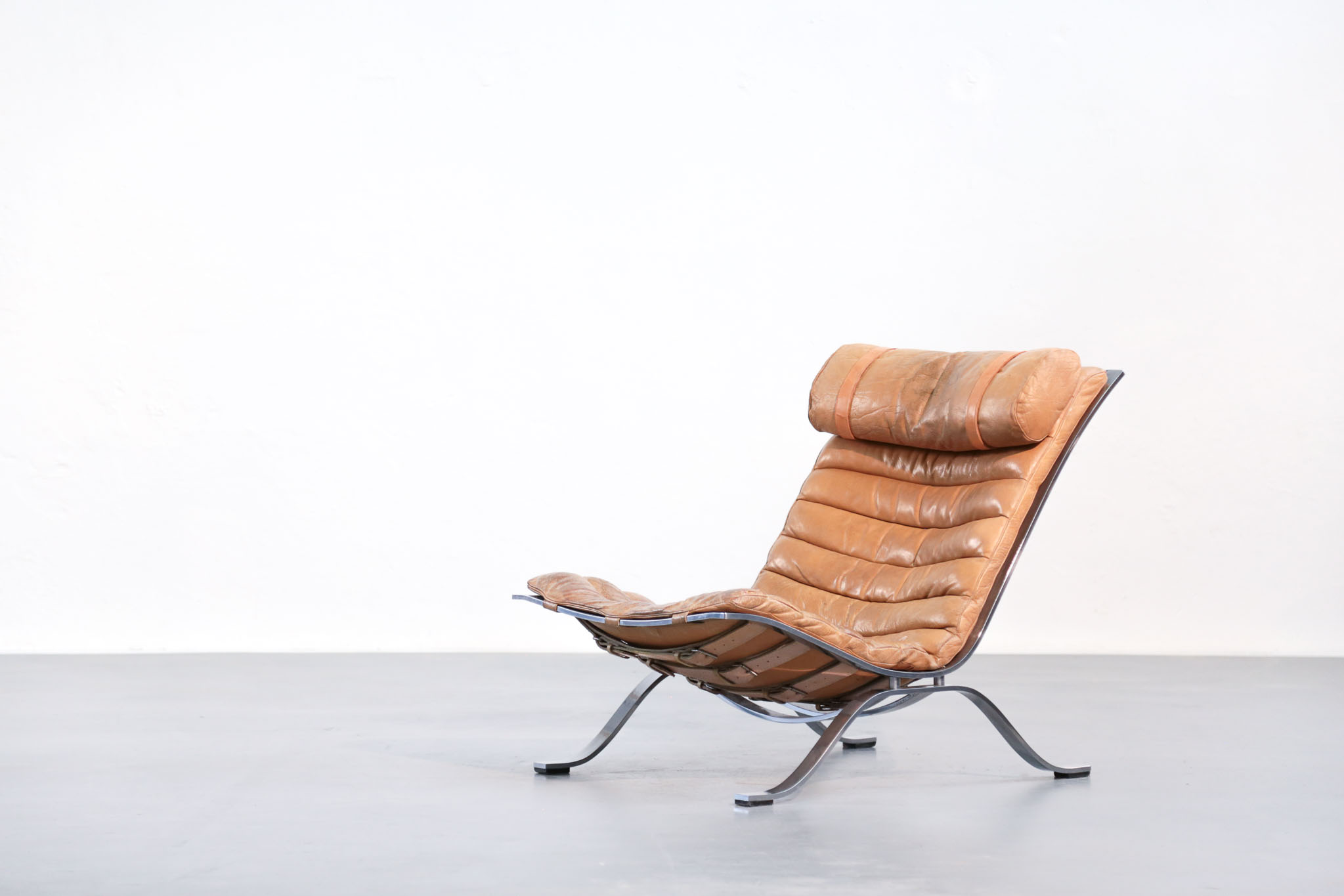Ari Lounge Chair by Arne Norell Leather, 1960s, Sweden - Image 3