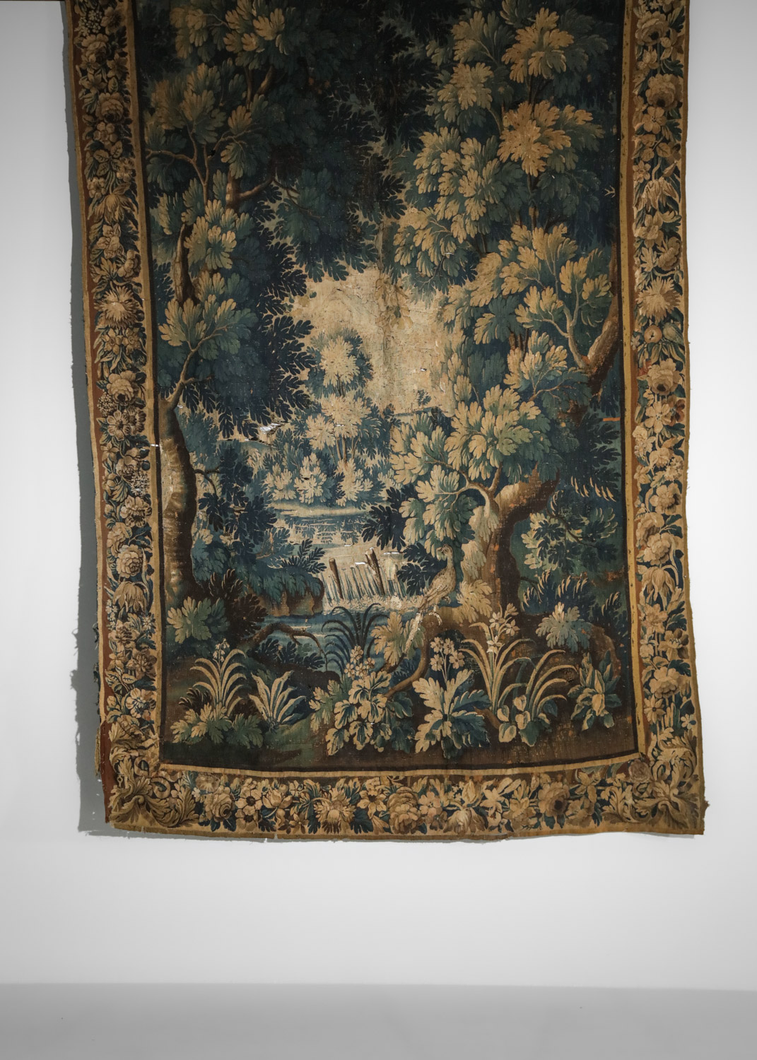 Grande Tapisserie d'aubusson XVIIeme forêt - H067