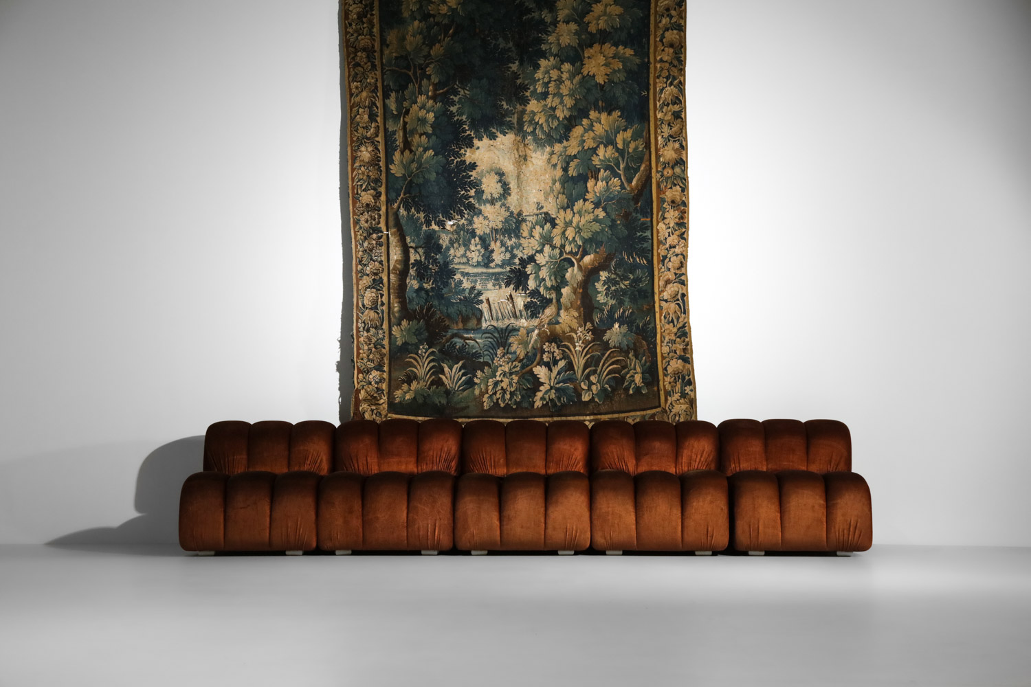 Grande Tapisserie d'aubusson XVIIeme forêt - H067